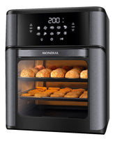 Fritadeira Air Fryer Forno Oven 12l Afon-12l-bg Preto